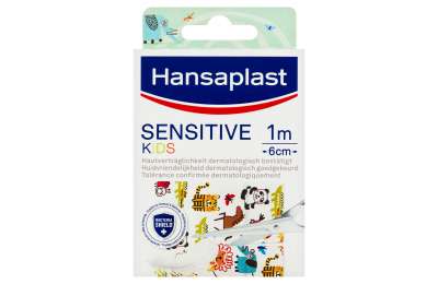 HANSAPLAST Sensitive Kids Пластырь, 1mx6cm